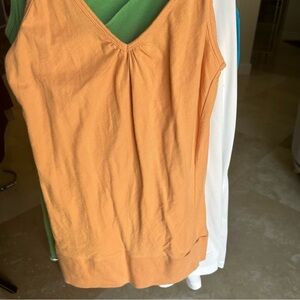 Orange Sleeveless Top